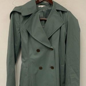Via Spiga Green Trench Coat